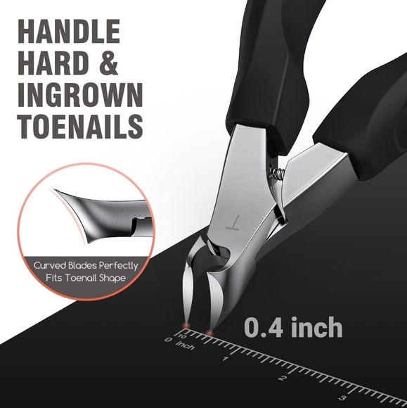 TOMEEM Toenail Clipper Pedicure Tool - Professional Podiatrist Toe Nail … - Picture 2 of 12